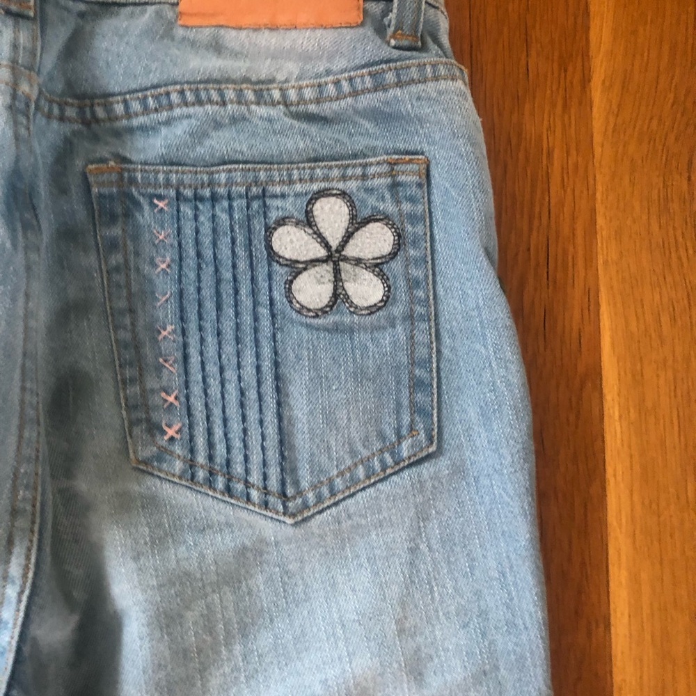 Urban outfitters Embroidered Light Blue Jeans - Picture 9 of 11